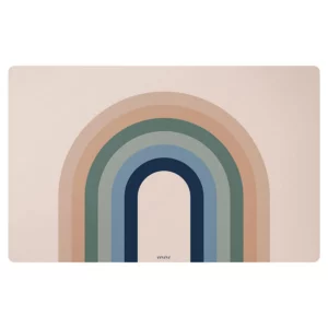 Eeveve desk mat retro bow seiheki green