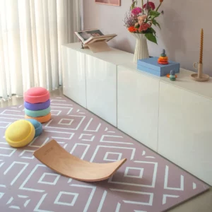 Eeveve speelmat modern blocks old pink (2)