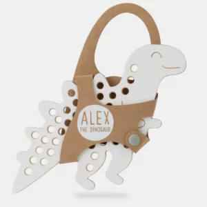 Milin houten lacing toy Alex the dinosaur (1)