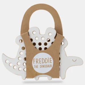 Milin houten lacing toy Freddie the dinosaur (1)