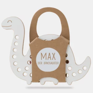 Milin houten lacing toy Max the dinosaur (1)