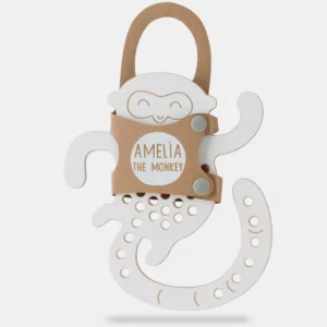 Milin houten lacing toy monkey (1)