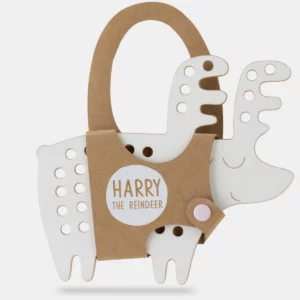 Milin houten lacing toy reindeer (1)