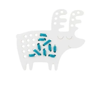 Milin houten lacing toy reindeer