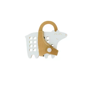 Milin houten lacing toy mini bear (1)